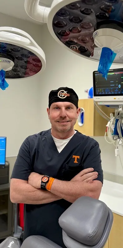 Dr. Anderson in surgery room